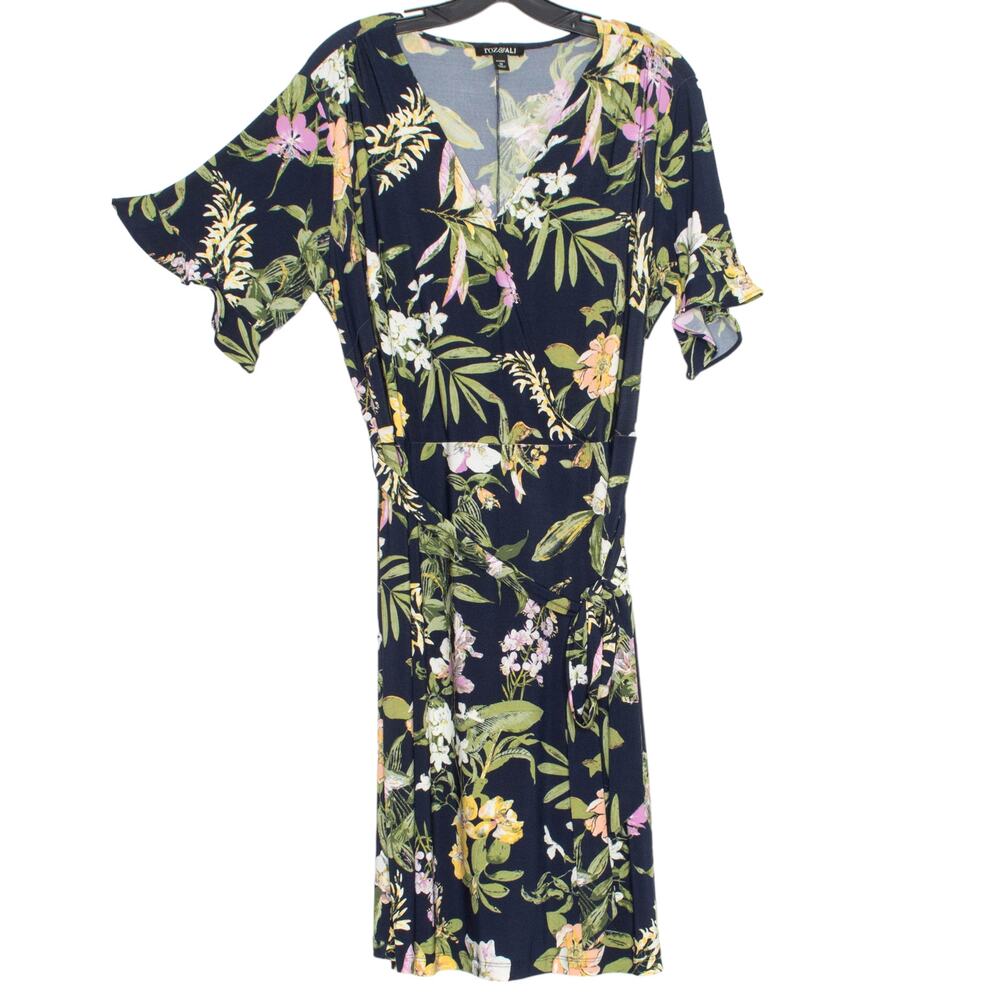 Roz & Ali Dress Boho Romantic Feminine Retro Cottage Maximalist Academia Blue 1X